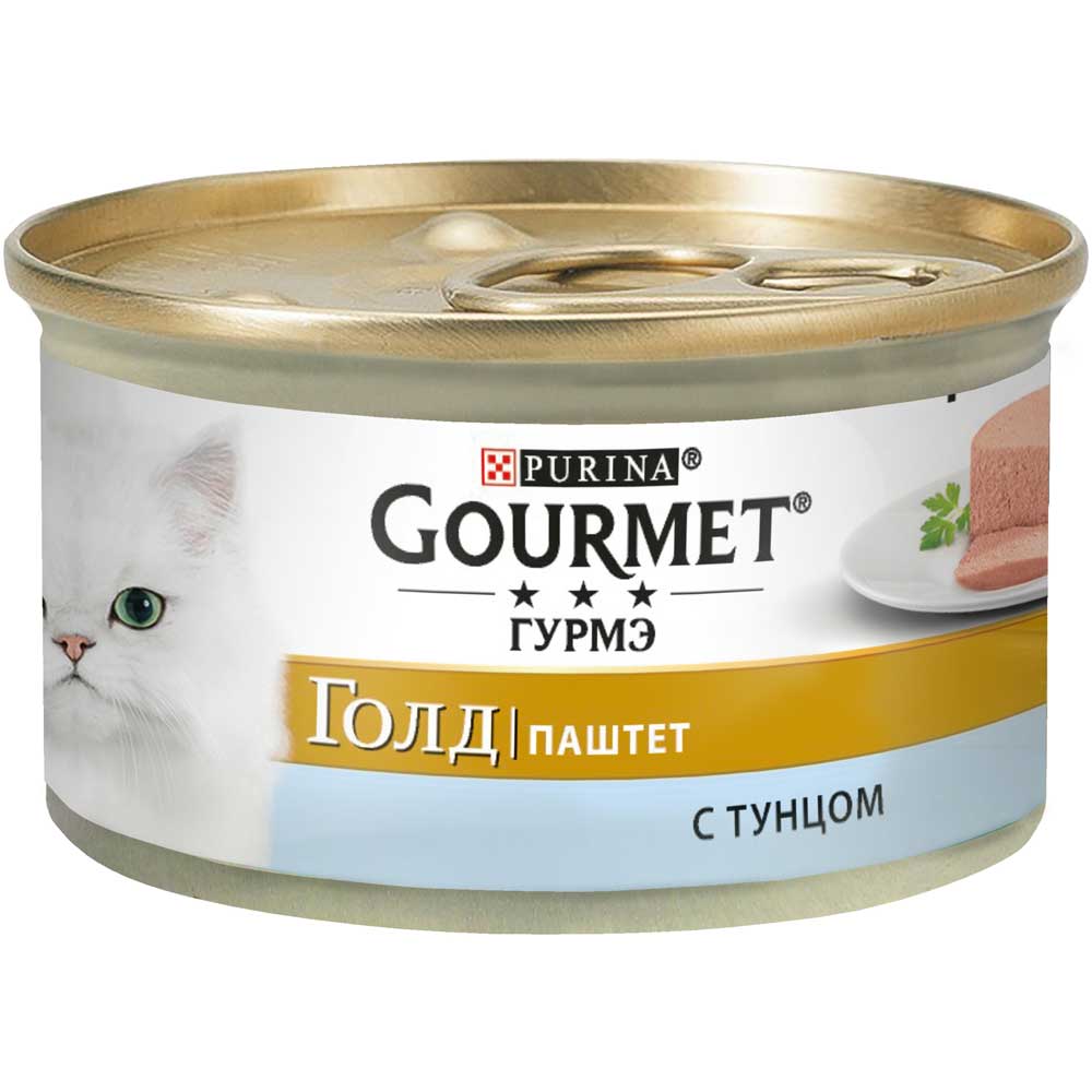 Вологий корм Purina Gourmet Gold для котів з тунцем 85г