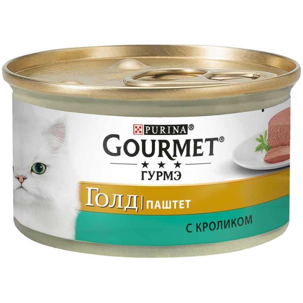 Gourmet Gold - паштет Гурмет Голд с кроликом для кошек 85 г