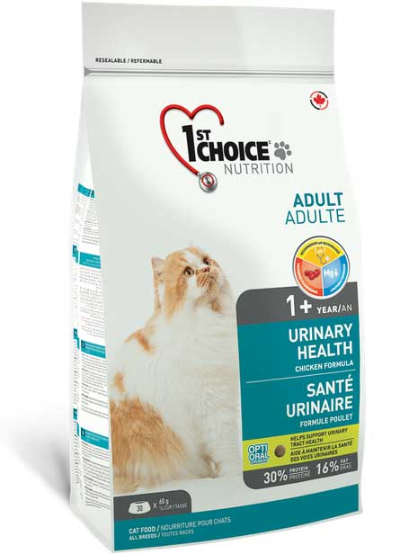 Сухий корм 1-st Choice Urinary для котів профілактика захворювань сечовивідних шляхів 340г