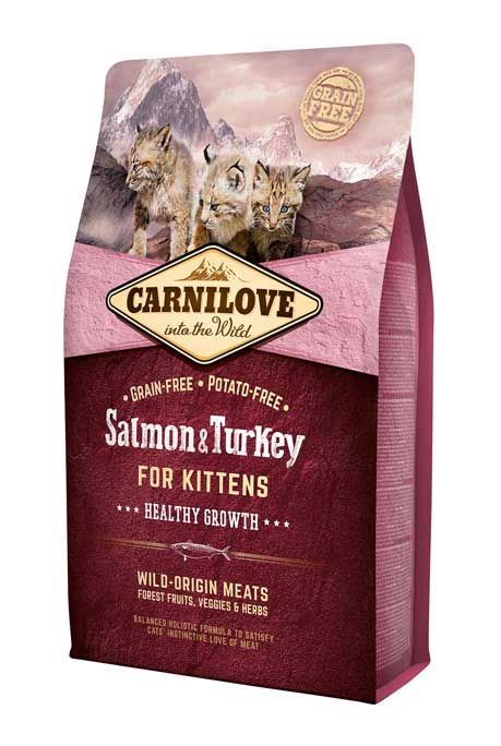 Сухий корм CarniLove Salmon&Turkey Kitten для кошенят 2кг