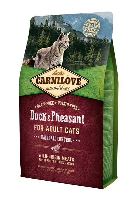 Сухий корм CarniLove Duck and Pheasant для котів Карнілав качка з фазаном 400г