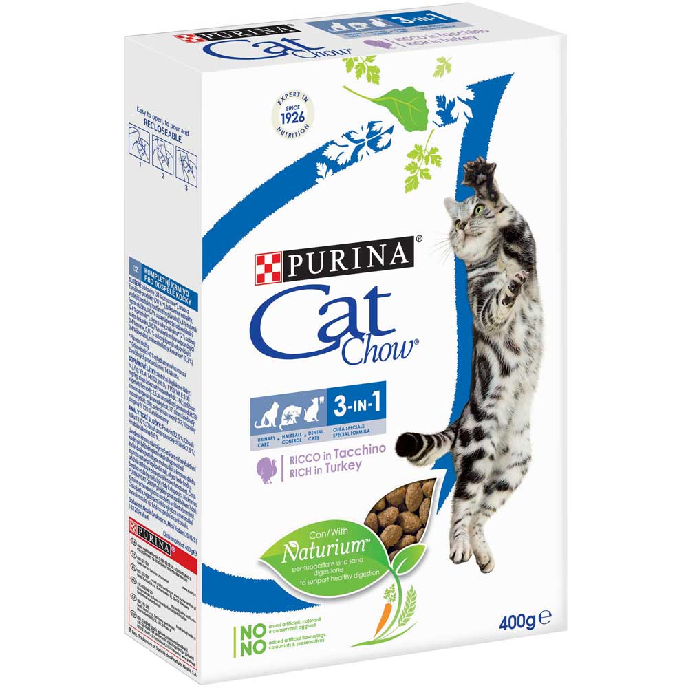 Cat Chow Special Care 3 In 1 - корм Кэт Чау с тройным эффектом для взрослых кошек (400 г)