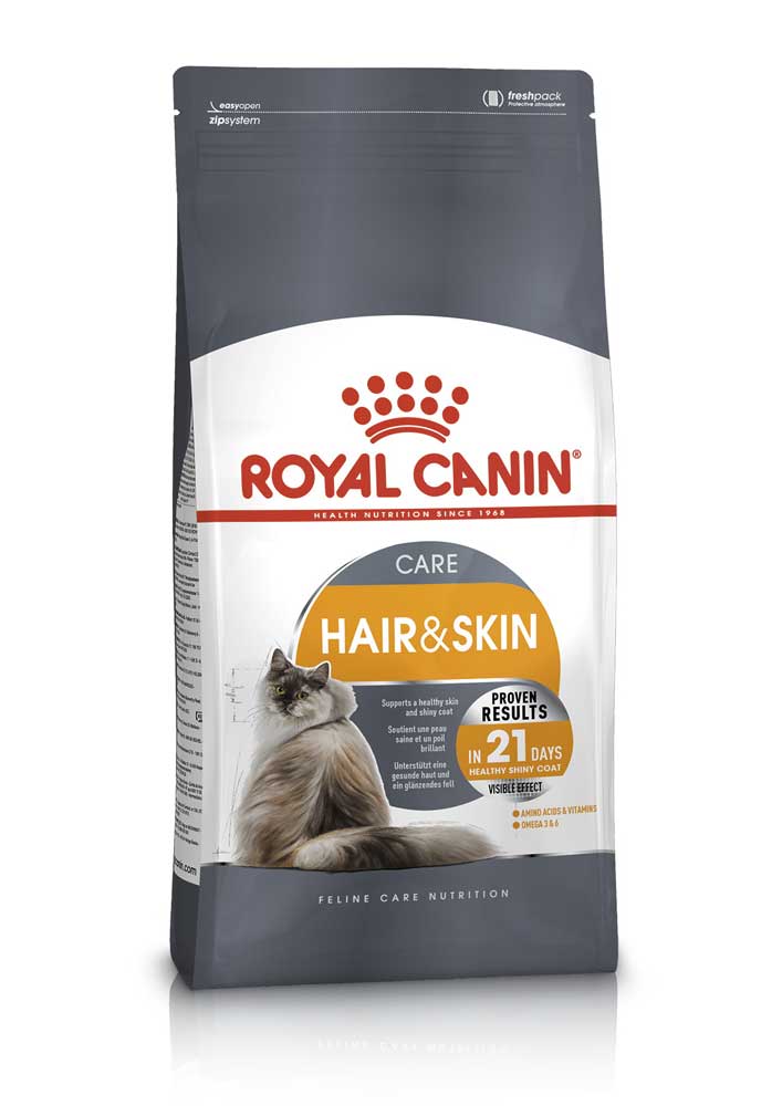 Сухий корм Royal Canin Hair and Skin для котів підтримка здоров'я шкіри і шерсті 400г