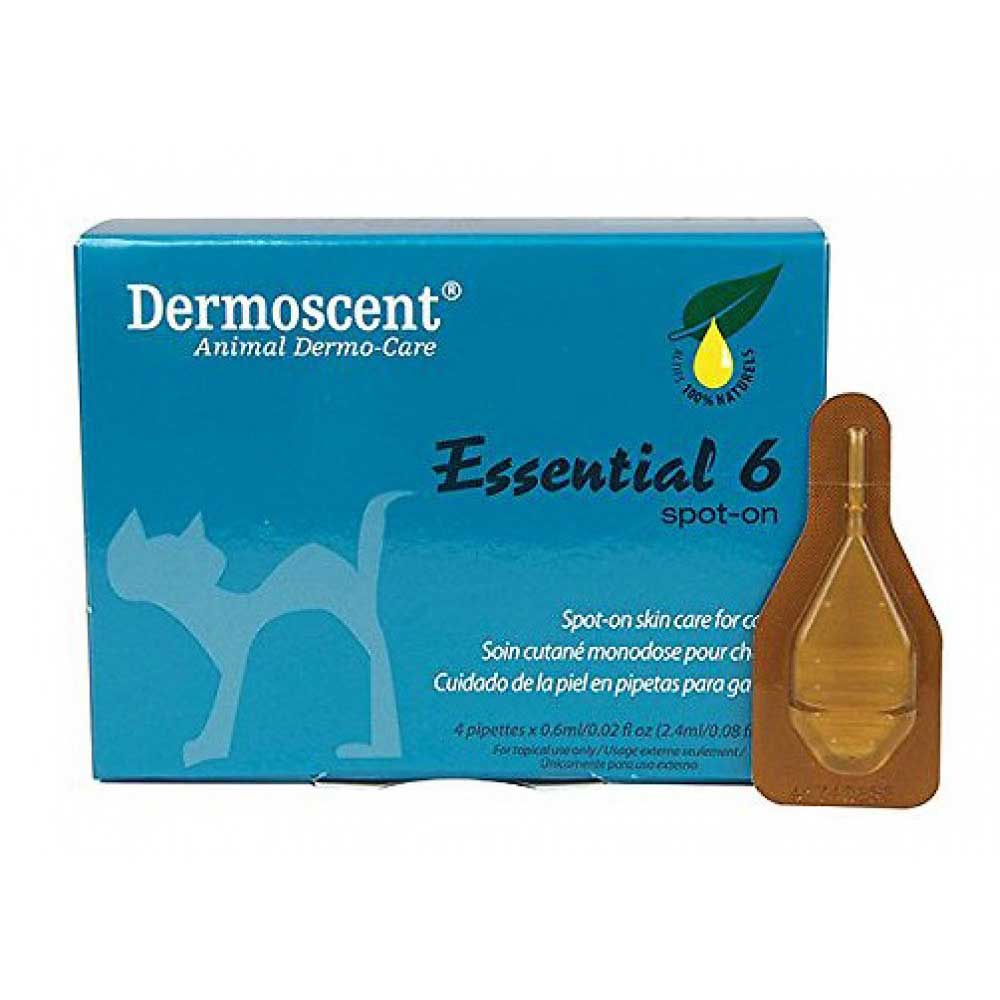 Dermoscent Essential Spot-on Cat - капли Дермосцент для лечения атопического дерматита, 1 пипетка