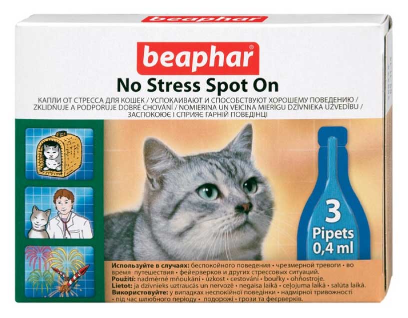 Краплі Beaphar No Stress для котів антистрес Біфар