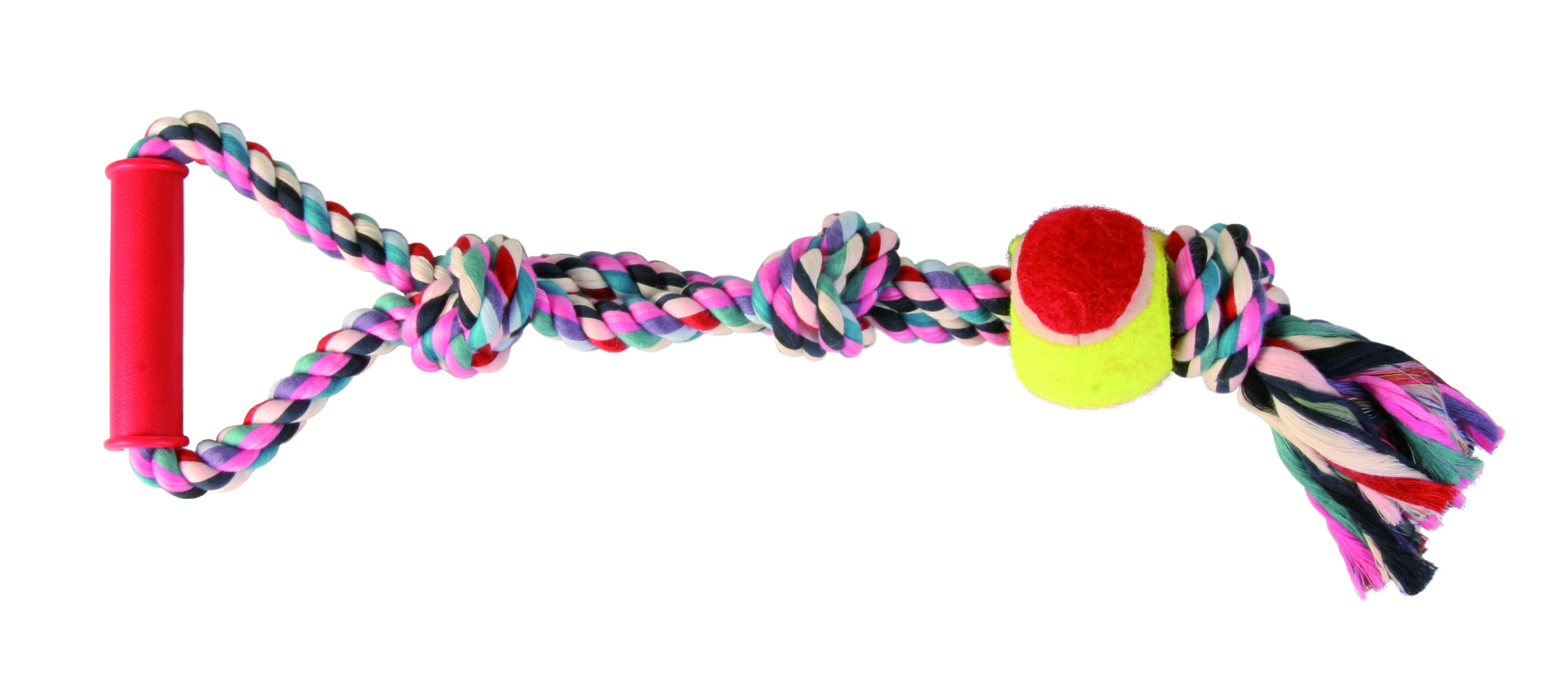 Іграшка Trixie для собак Тріксі канат з м'ячиком та ручкою