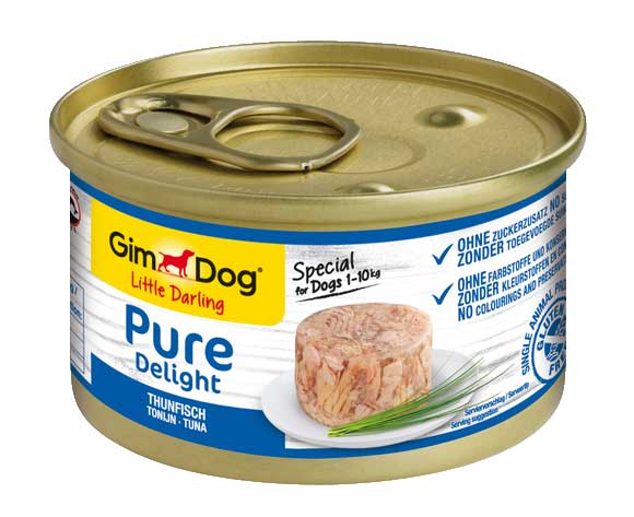 Вологий корм GimDog Pure Delight для собак з тунцем 85г