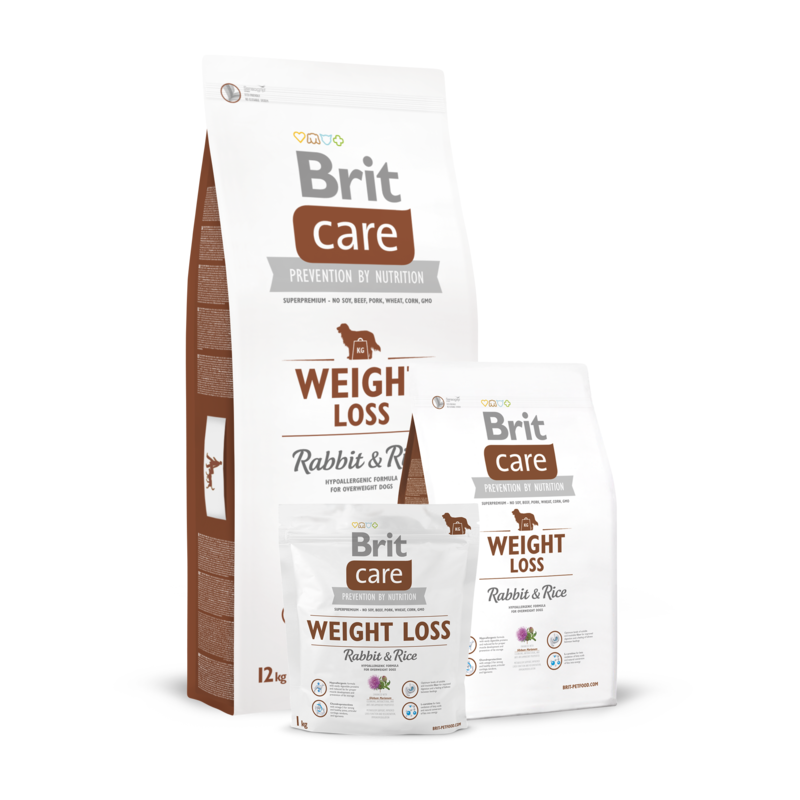 Сухий корм Brit Care Weight Loss корм для собак с избыточным весом 1кг