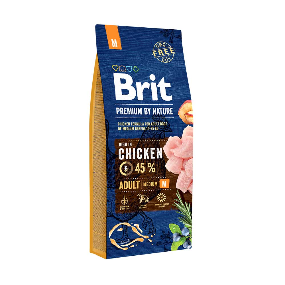 Сухий корм Brit Premium Adult Medium Breed для собак середніх порід 15кг