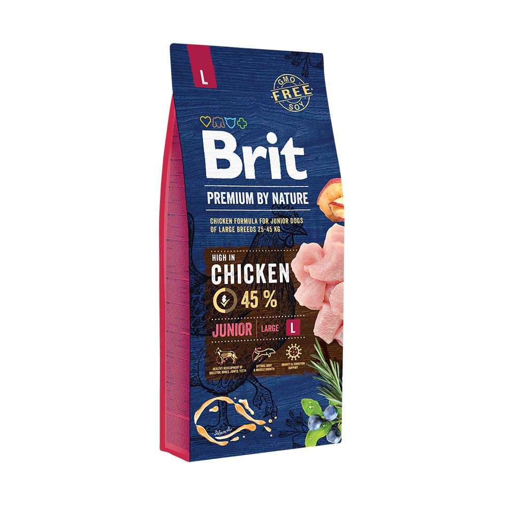 Сухий корм Brit Premium Junior Large Breed для цуценят великих порід 15кг