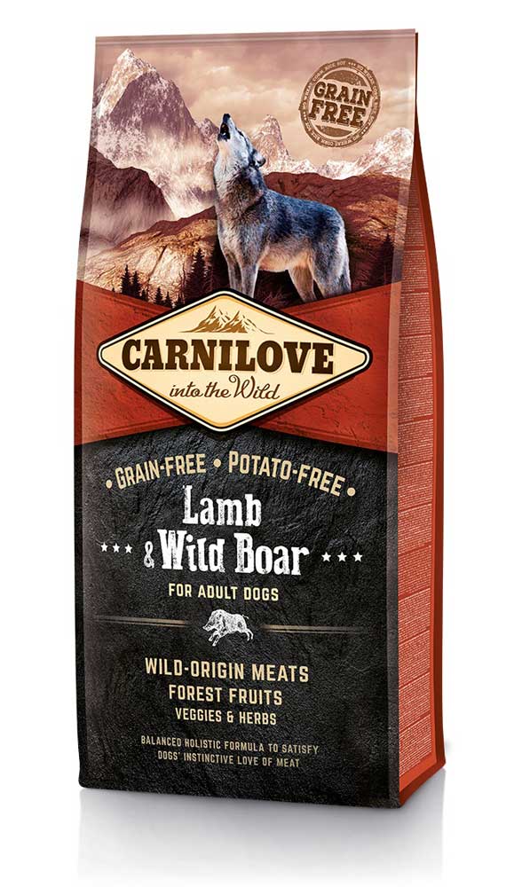 Сухий корм CarniLove Lamb and Wild Boar для собак 1,5кг