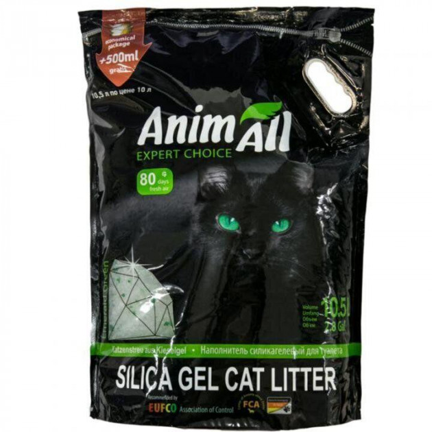 AnimAll - наповнювач Енімал Зелений Смарагд для котячого туалета 10 л