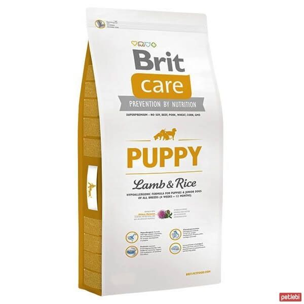 Сухий корм Brit Care Puppy Lamb and Rice для цуценят всіх порід 1кг