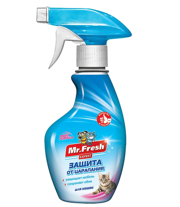 Mr. Fresh Мистер Фрэш Защита от погрызов и царапания для кошек 200 мл