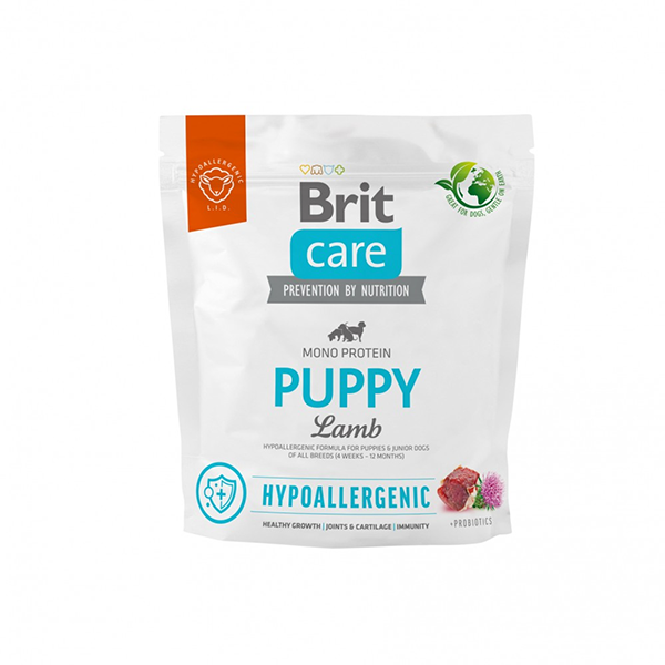 Сухой корм Brit Care Dog Hypoallergenic Puppy Lamb для щенков гипоаллергенный с ягненком 1кг