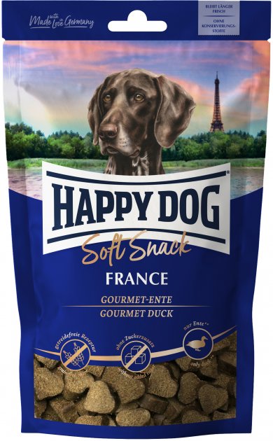 Смаколики Happy Dog SoftSnack France для собак середніх та великих порід з качкою 100г