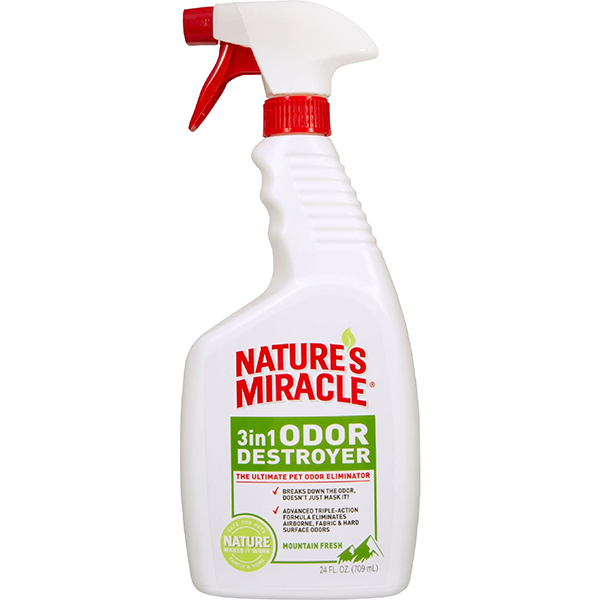Средство Natures Miracle Odor Destroyer 3in1 Спрей для устранения запахов с ароматом горной свежести 710мл