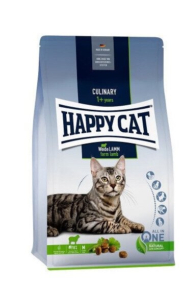 Сухий корм Happy Cat Culinary Weide Lamm для котів з ягням 10кг