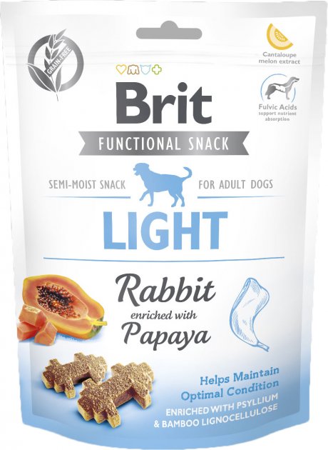 Смаколики Brit Care Dog Snack Light для собак з кроликом 150г