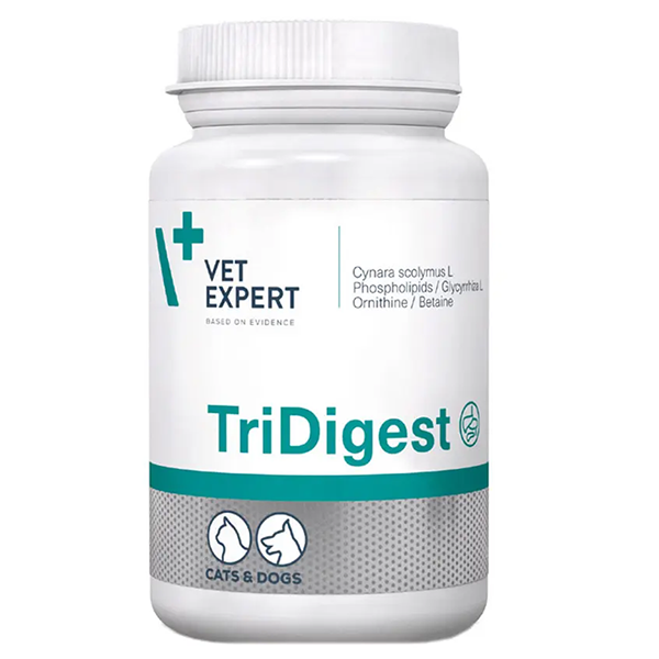 Пищевая добавка Vet Expert TriDigest для собак и кошек Вет Эксперт для поддержки пищеваренрия 40табл