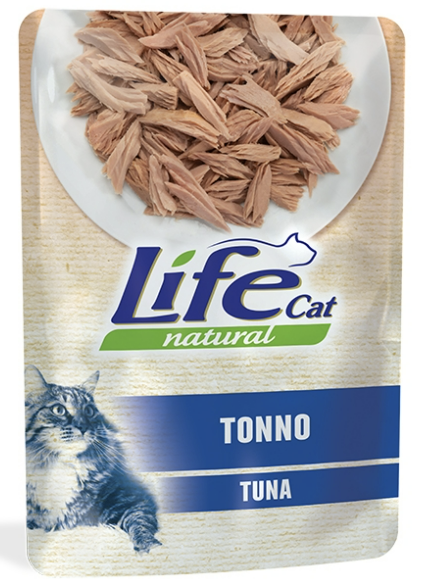 Вологий корм LifeCat Tuna для котів 70 г пауч