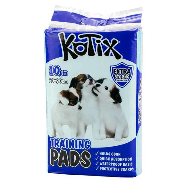 Пеленки Kotix Premium для щенков и собак ежедневные 60х90см упаковка 10шт