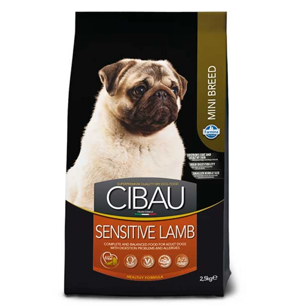 Сухий корм Farmina Cibau Mini Adult Sensitive Lamb для собак міні порід з чутливим травленням з ягням 2,5кг