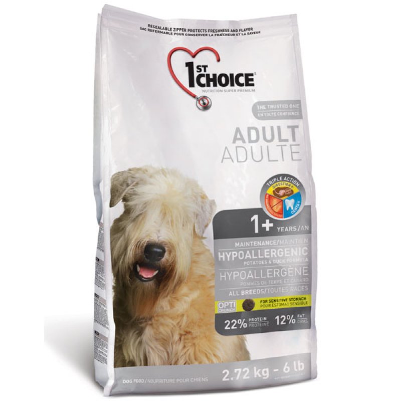 Сухий корм 1-st Choice Adult Maintenance Hypoallergenic для собак гіпоалергенний 2,72кг