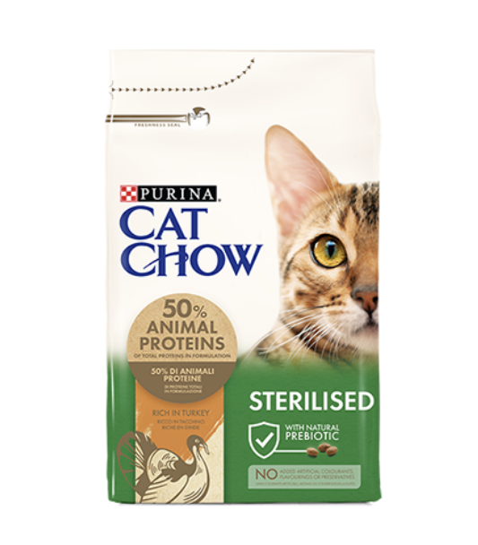 Сухий корм Cat Chow Sterilized для котів стерилізованих 1,5кг