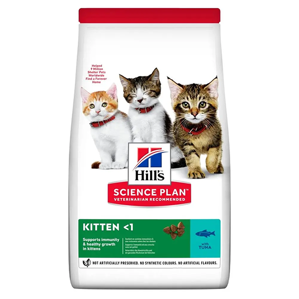 Сухой корм Hills SP Kitten Tuna для котят с тунцом 1,5кг