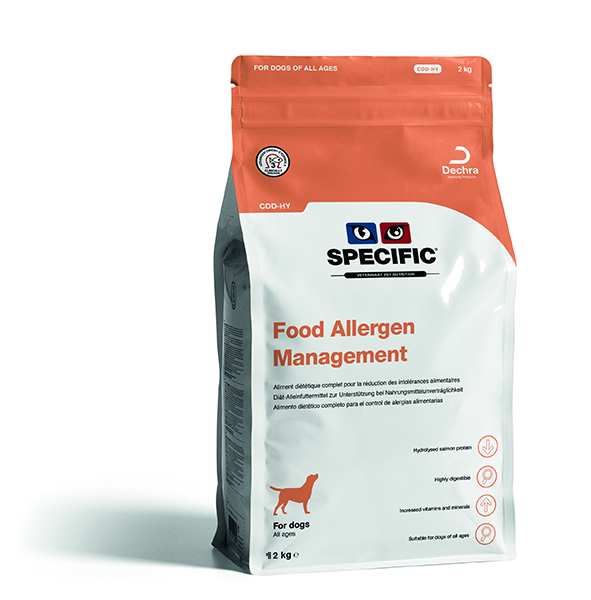 Сухой корм Specific CDD-HY Food Allergen Management для собак Специфик контроль пищевой аллергии с лососем 12 кг