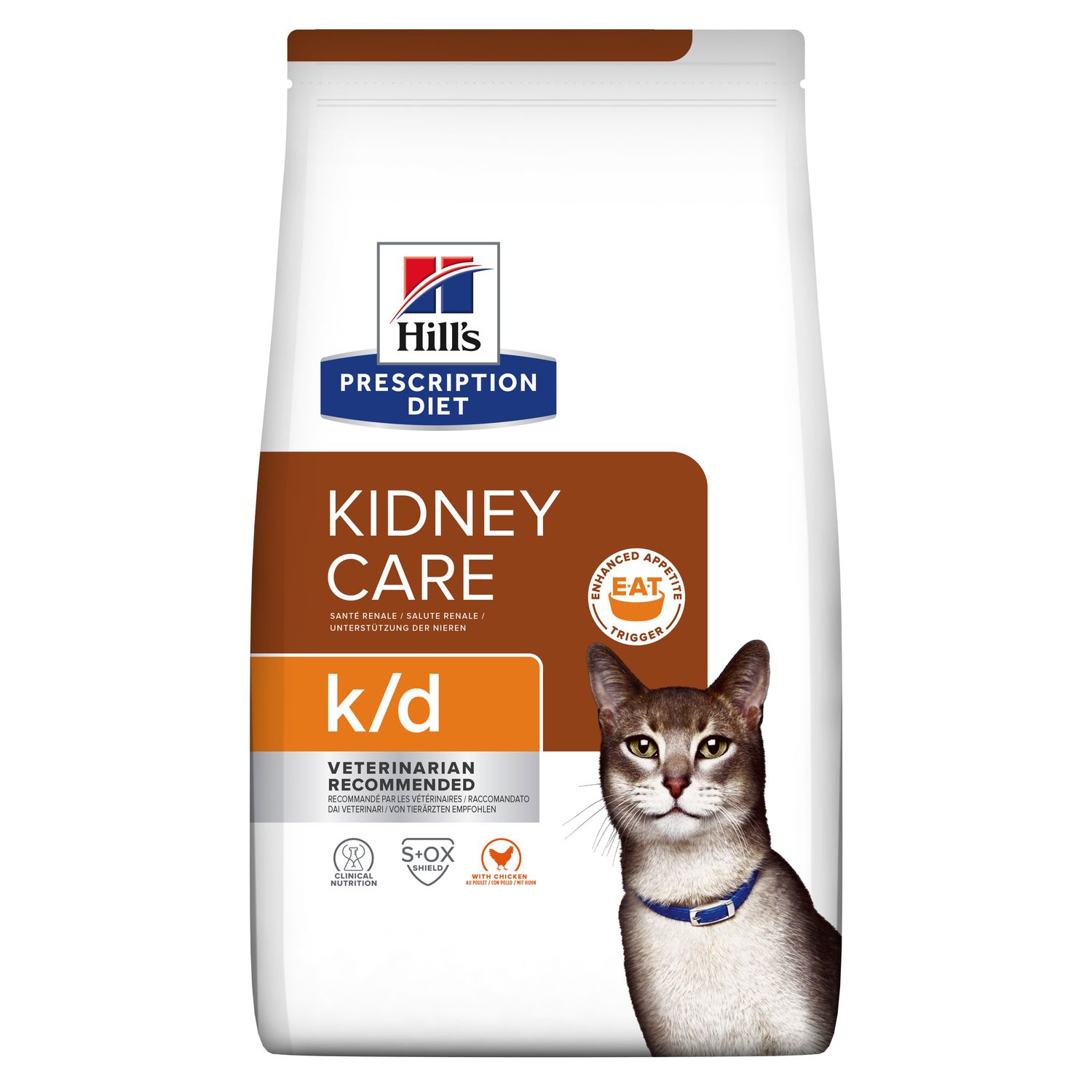 Сухий корм Hills PD k/d Kidney Care для котів призахворюваннях нирок 400г