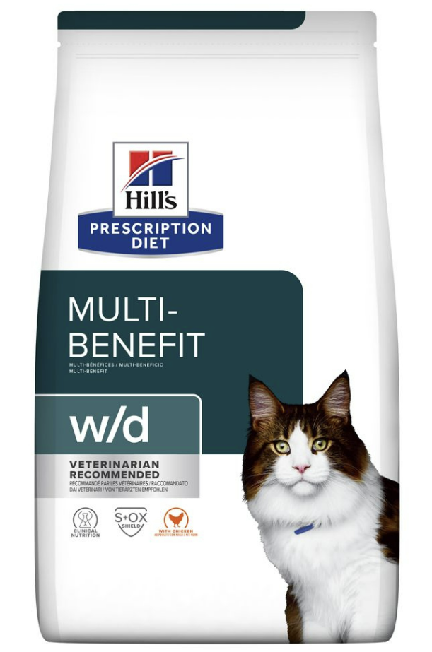 Сухий корм Hills PD w/d для котів при ожирінні та цукровому діабеті 1,5кг