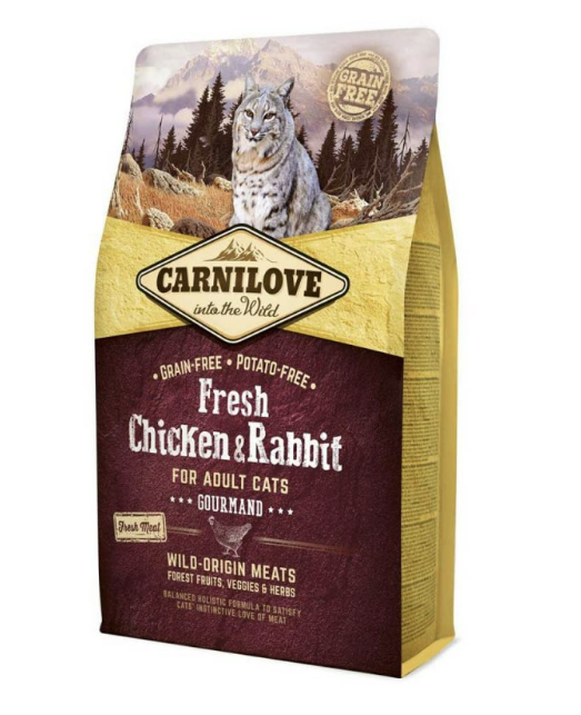 Сухий корм CarniloveFresh Chicken and Rabbit для котів 2кг