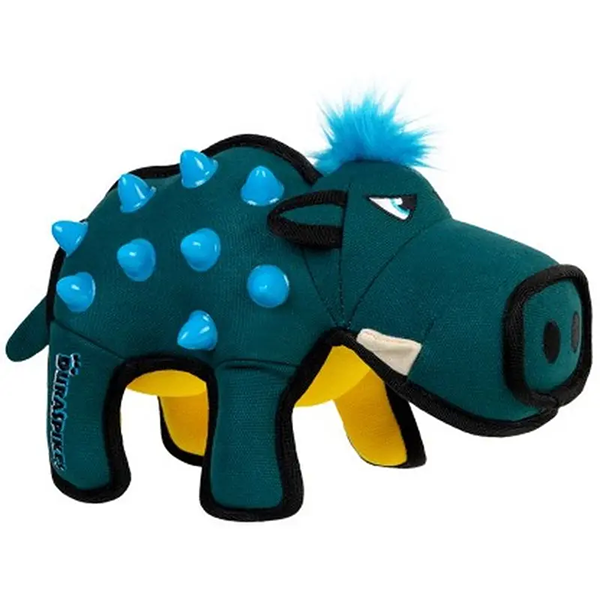 Іграшка GiGwi Duraspikes для собак Кабан надміцний гума текстиль 33см