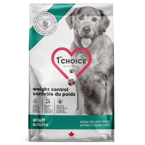 1-st Choice Weight Control Medium & Large - Фест Чойс сухий дієтичний корм для дорослих собак з зайвою вагою середніх та великих порід, 10 кг