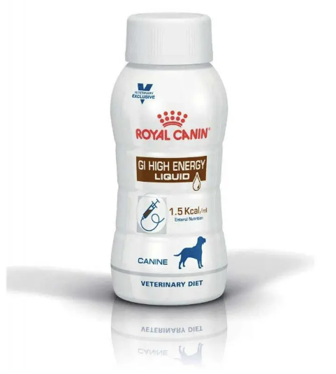 Жидкий корм Royal Canin Gastro Intestinal High Energy Dog Liquid для собак при нарушениях пищеварения 200мл