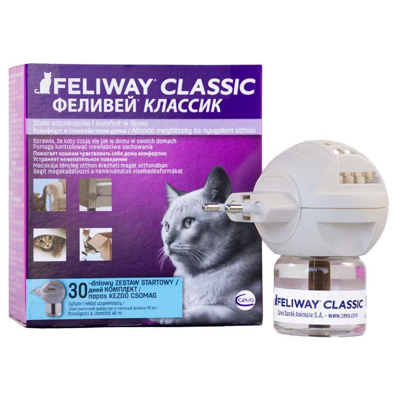 Feliway - антистресовий препарат Фелівей (дифузор та змінний блок) 48 мл