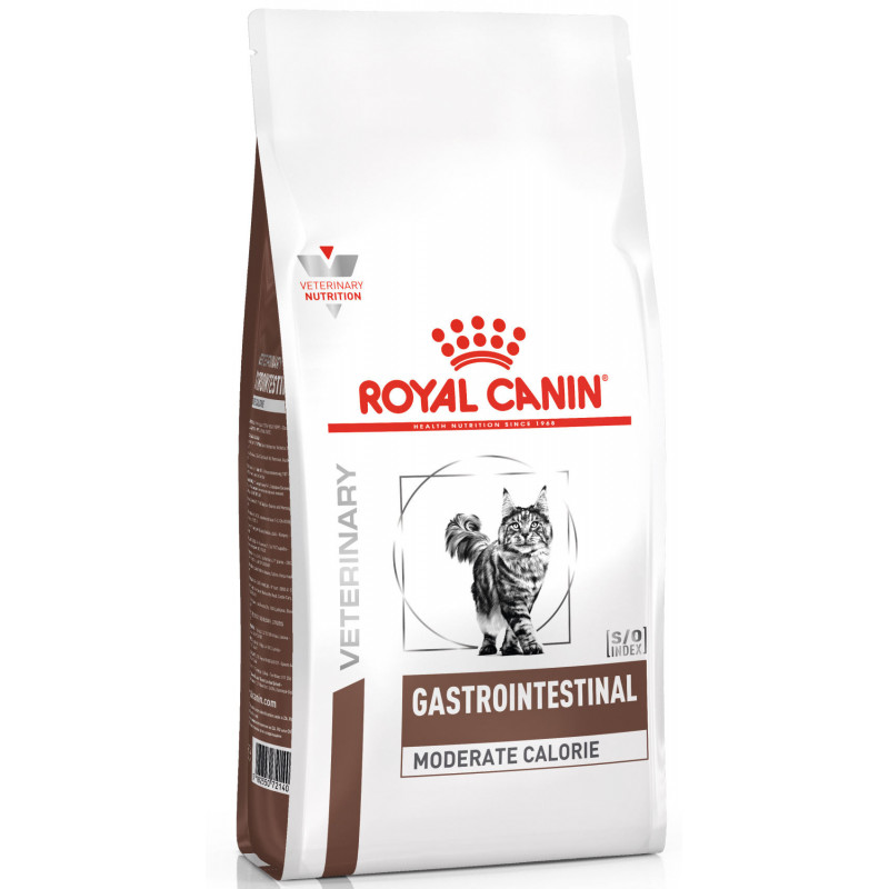 Сухой корм Royal Canin Gastrointestinal Moderate Calorie Feline для кошек при нарушениях пищеварения 2кг