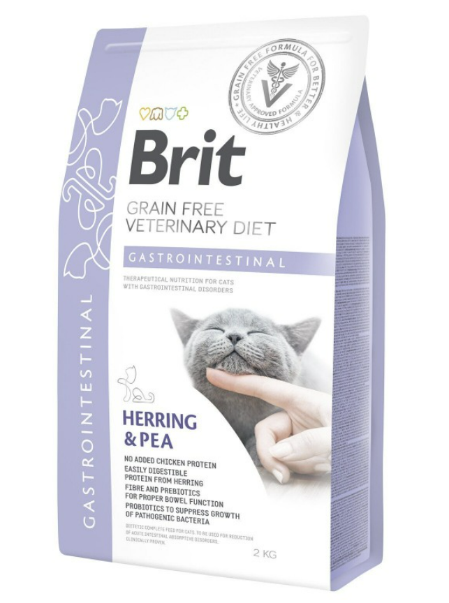 Сухий корм Brit GF Veterinary Diet Cat Gastrointestinal для котів з розладом кишечника 2кг