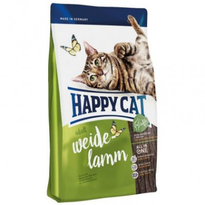 Сухий корм Happy Cat Adult Weide-Lamm для котів з ягням 1,4кг