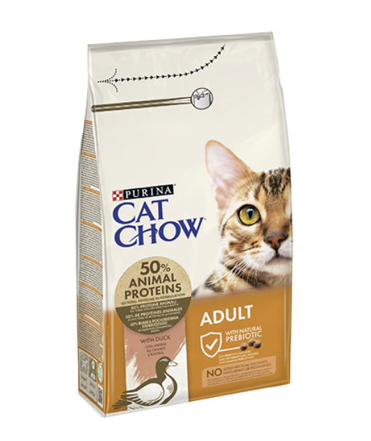 Сухий корм Cat Chow Adult Duck для котів з качкою 1,5кг