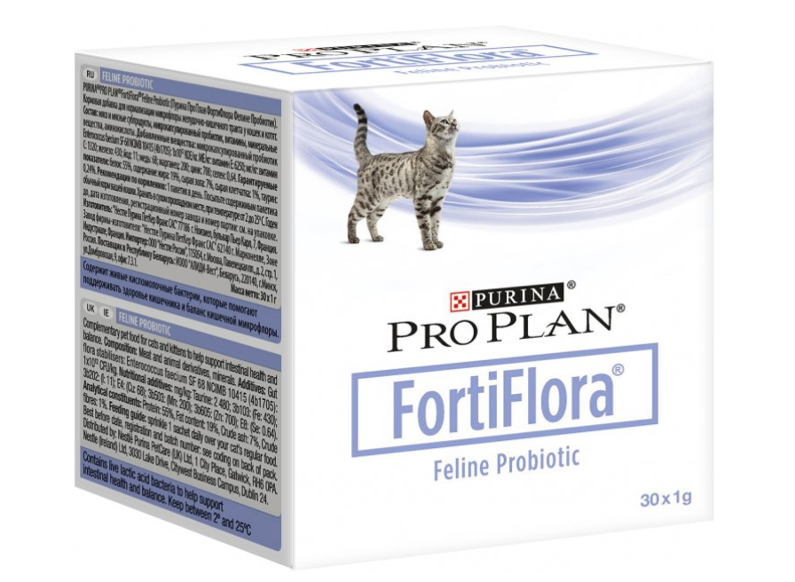 Добавка Purina Pro Plan FortiFlora Feline Probiotic пробіотична для котів та кошенят