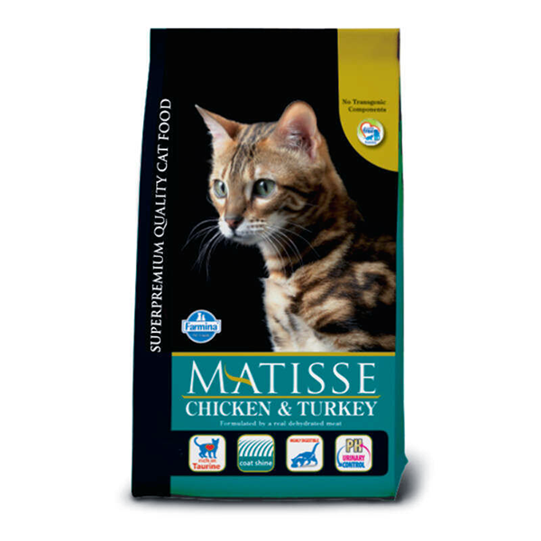 Сухий корм Farmina Matisse Cat Chicken and Turkey для котів курка з індичкою 1,5кг