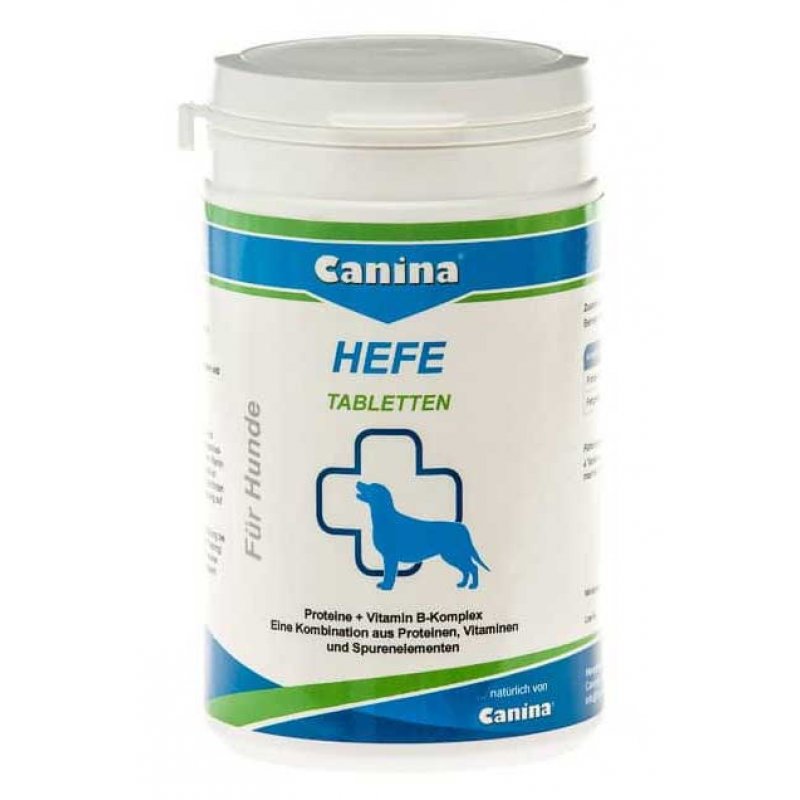 Canina Hefe - дрожжевые таблетки Канина Хефе с энзимами и ферментами для собак, 800 г/ 992 табл