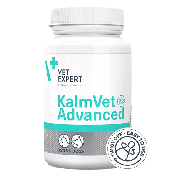 Харчова добавка Vet Expert KalmVet Advanced для собак та котів Вет Експерт КалмВетЕдвансд від стрессу 60капс