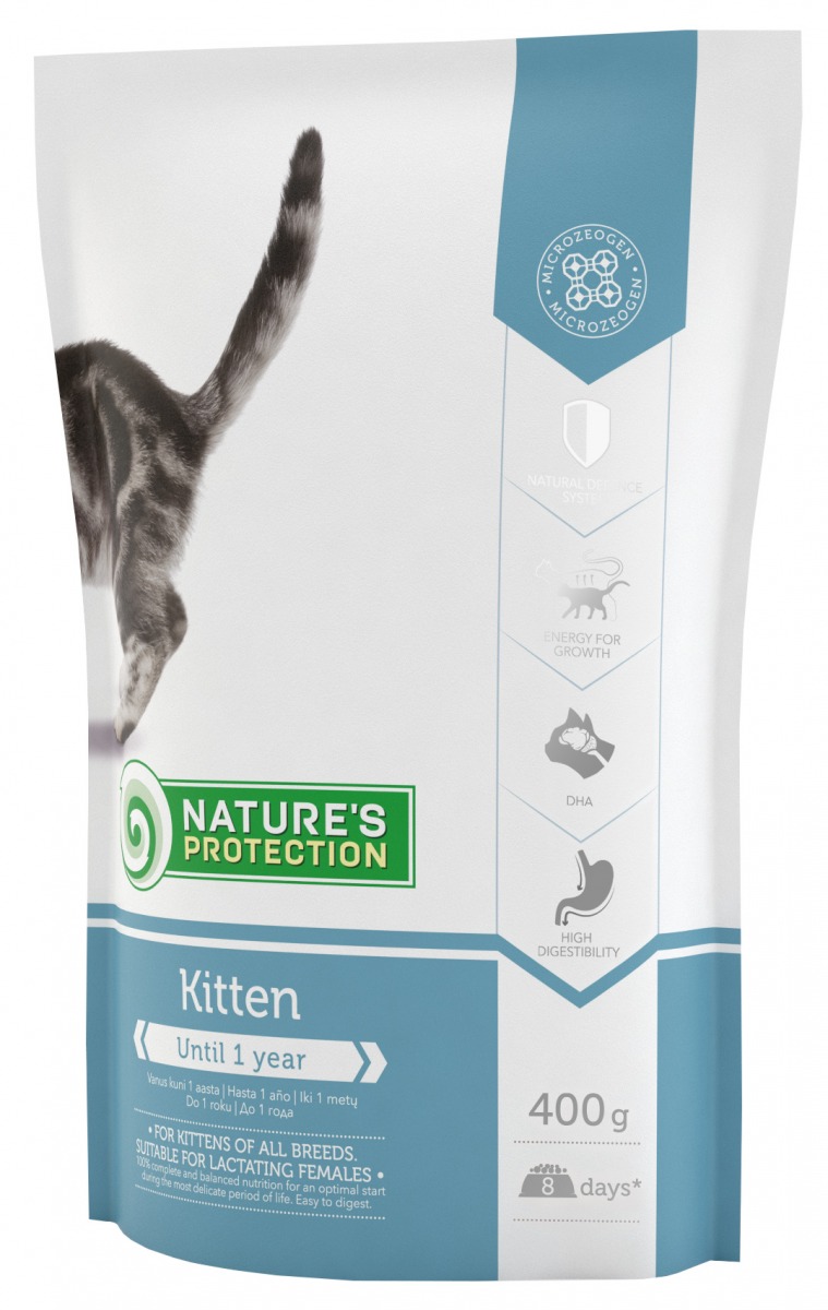 Natures Protection Kitten - Сухой корм Нейчерс Протекшн для котят, 400 г