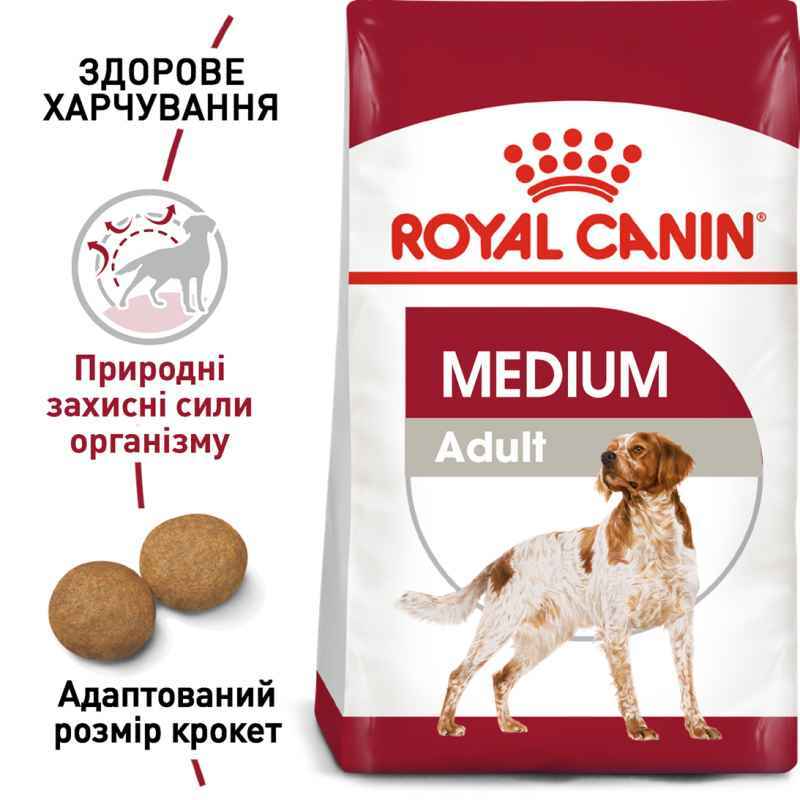 Сухий корм Royal Canin Medium Adult для собак середніх порід 1кг
