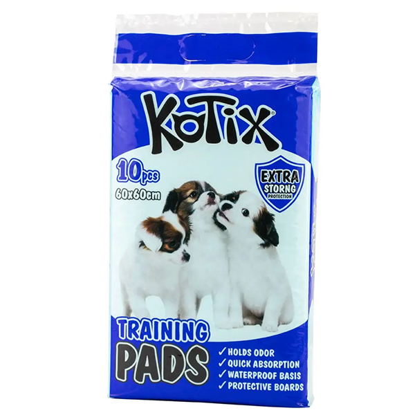 Пеленки Kotix Premium для щенков и собак ежедневные 60х60см упаковка 10шт