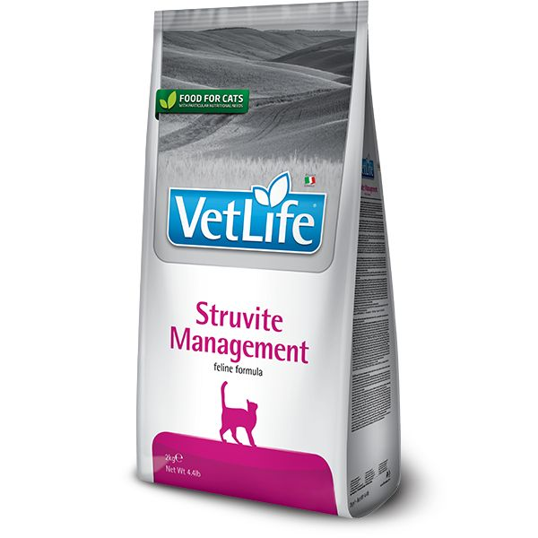 Сухой корм Farmina Vet Life Struvite Management для кошек лечение и профилактика рецидивов струвитных уролитов 2кг